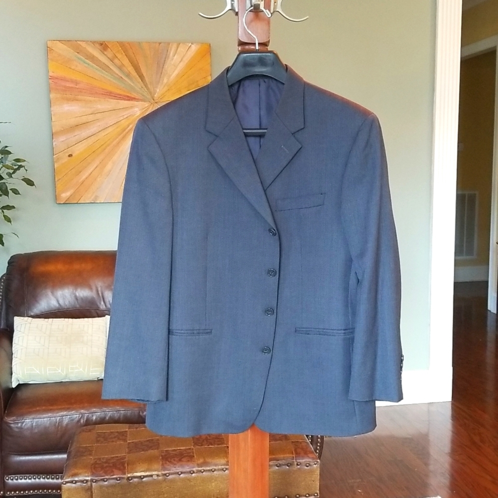 Versini, Dark Grey 44 short, Men's Suit Jacket